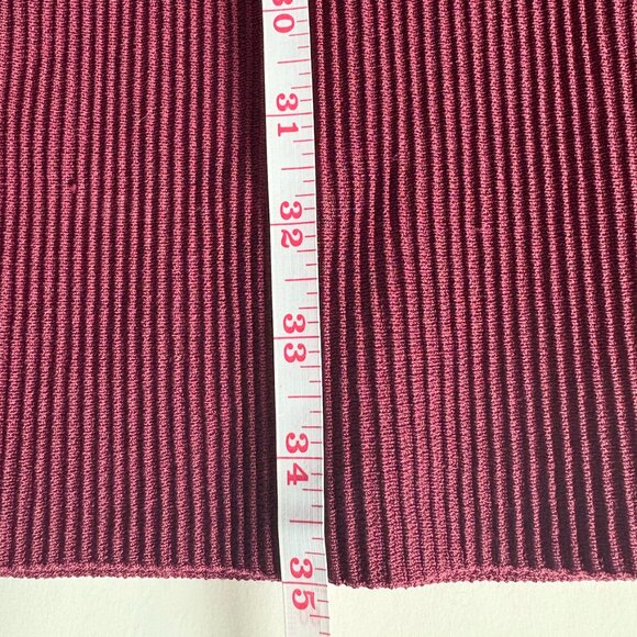 Babaton Burgundy Ribbed Sleeveless Top - Size XL - NWT - Picture 4 of 5